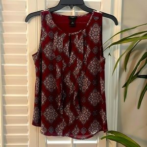 LOFT burgundy shell XSP